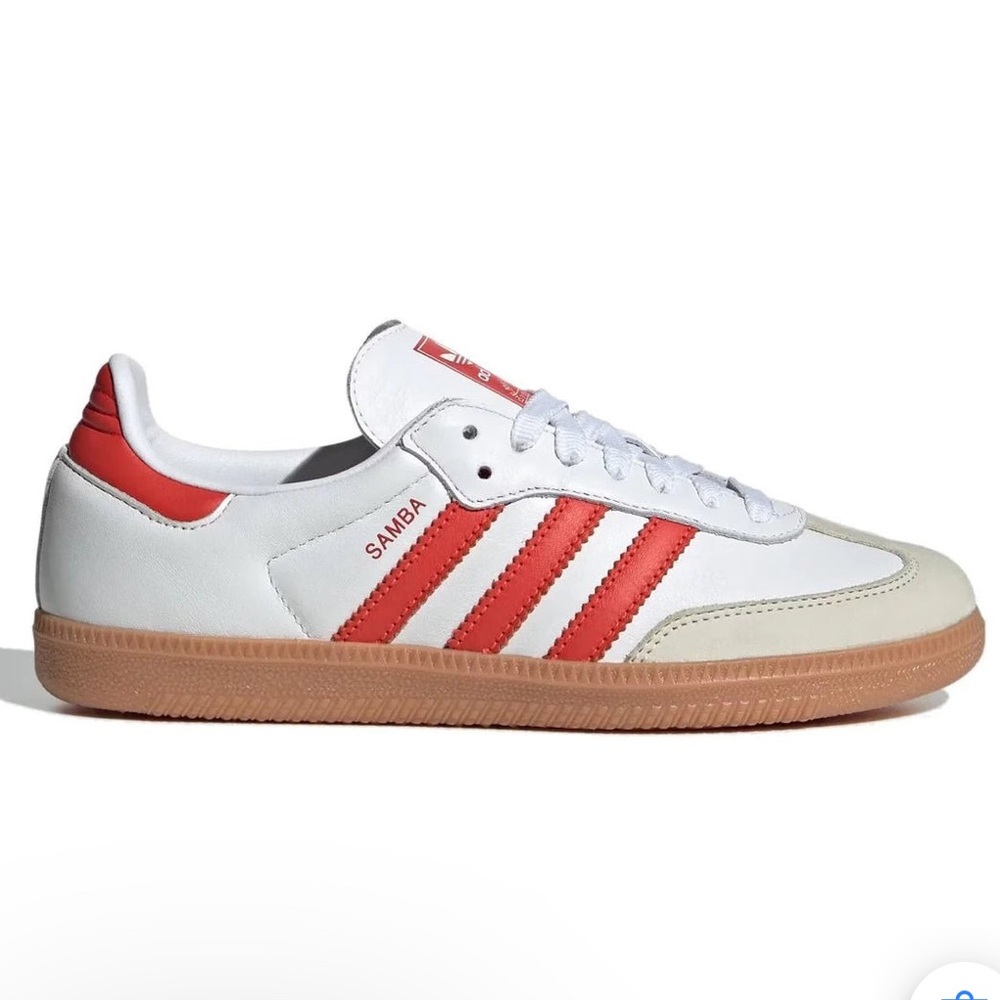 Red Adidas Sambas, Women’s Size 7